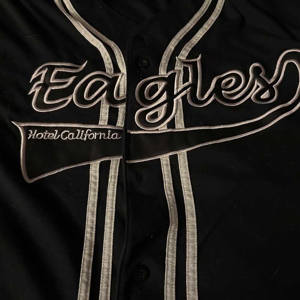 VTG RARE Black Eagles Hotel California Jersey